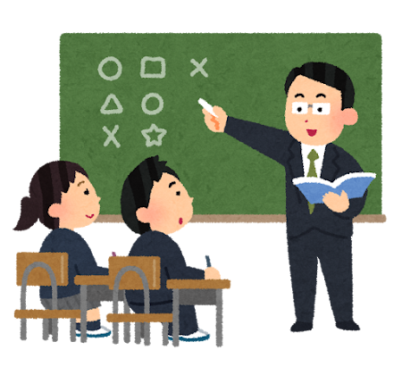 学校の授業の重要性を説く画像